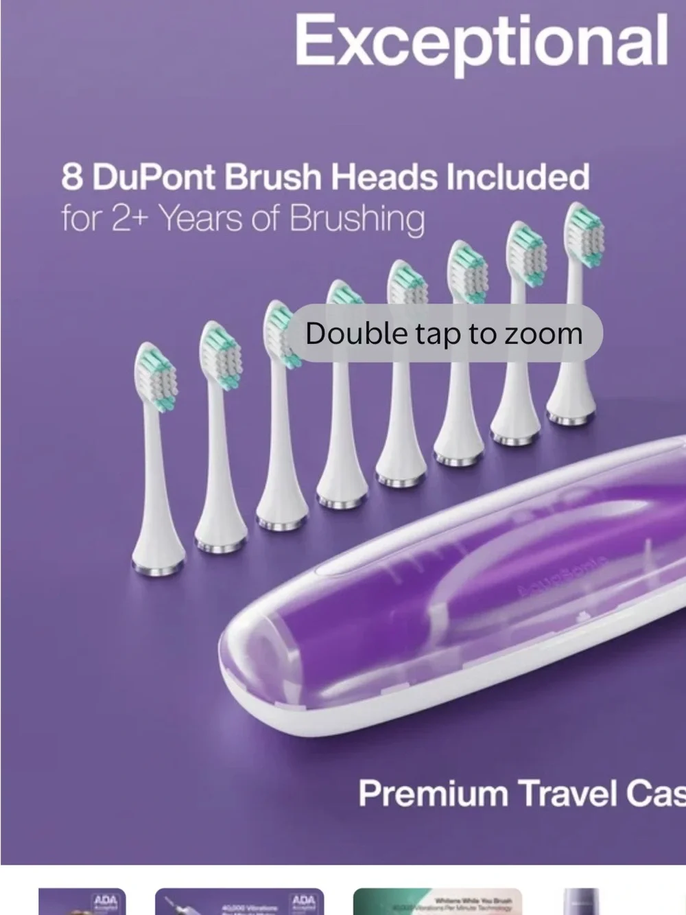 Vibe Series Electric Toothbrush in Purple